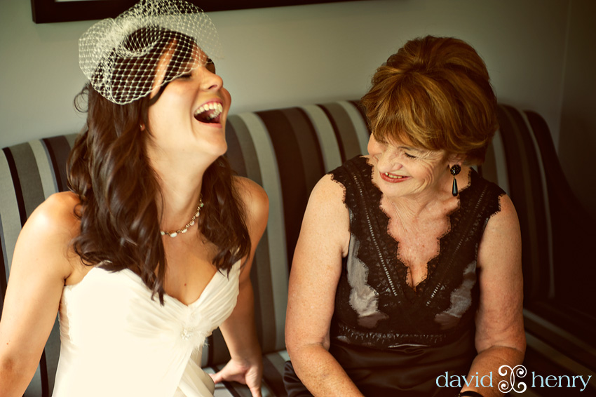 Bride enjoying time with her Mum