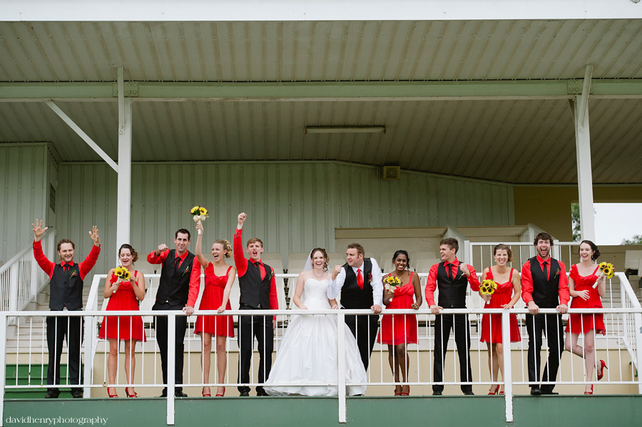 Wedding at Hawkesbury Race Club