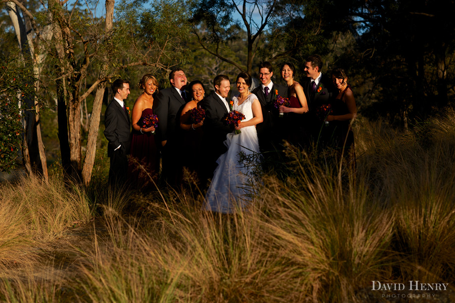 Wedding photos at Lake Parramatta