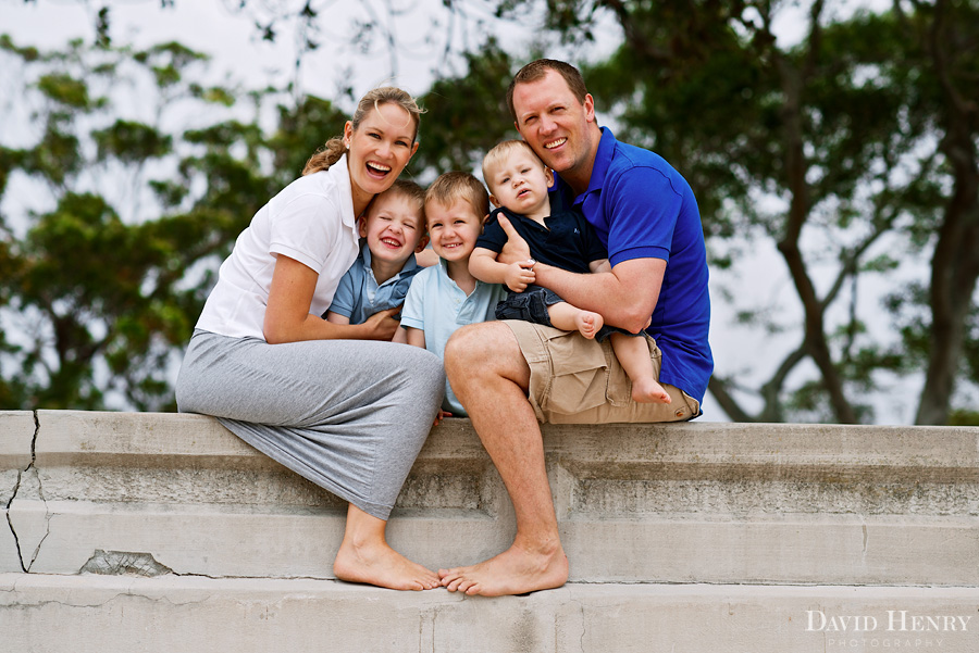 Family photos at Balmoral Beach