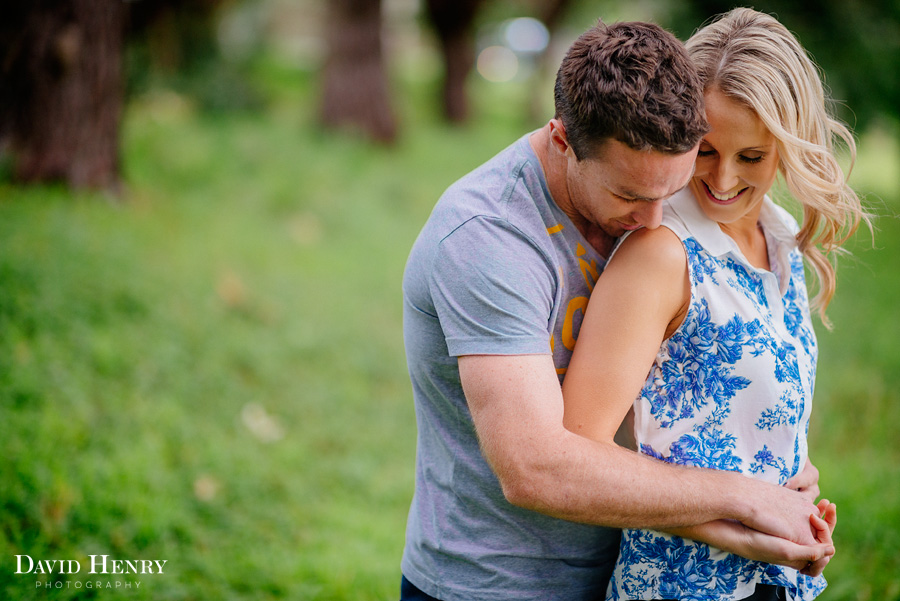 Engagement of James Maloney and Jess Anderson in Centennial Park