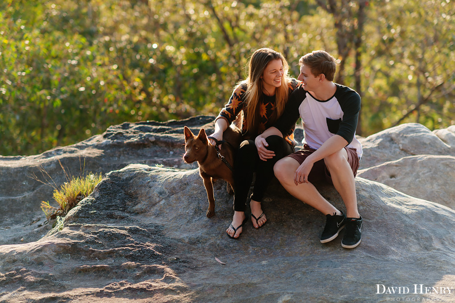 Engagement photos with Chris and Jess in the Ku-ring-gai-Chase National Park