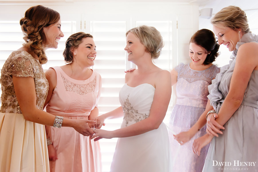 Bride and Bridesmaids in Moss Vale