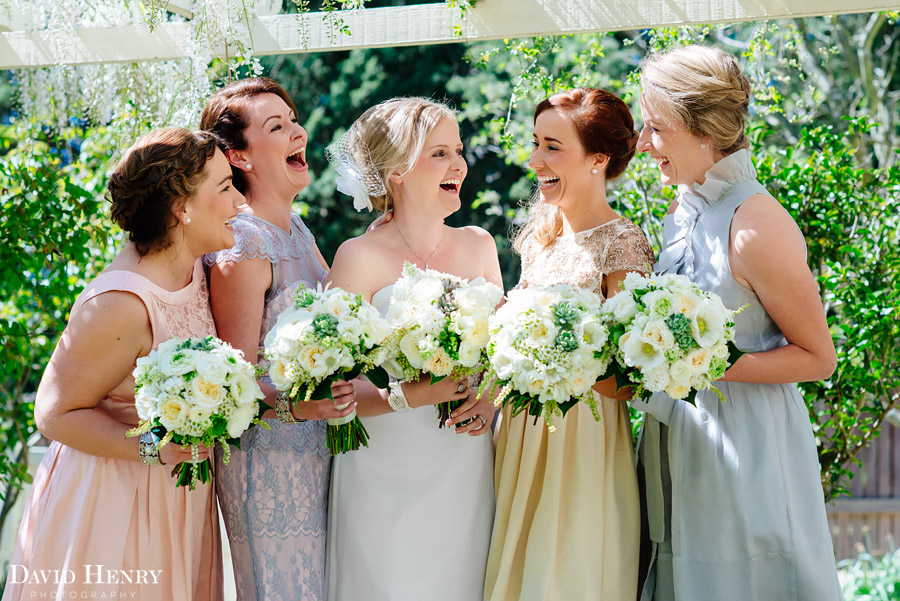 Bride and Bridesmaids in Moss Vale
