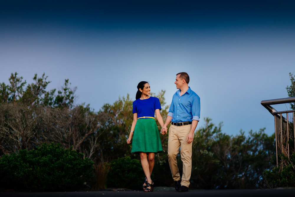 North Head Engagement photos of Michael and Casey