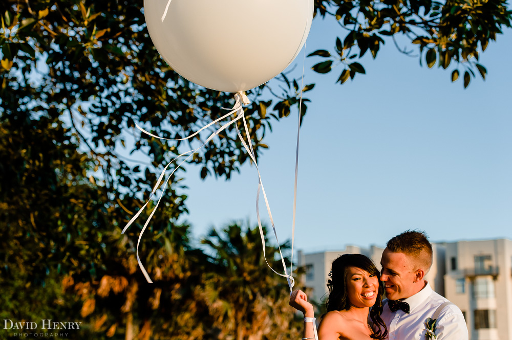 Wedding photos with Balloons