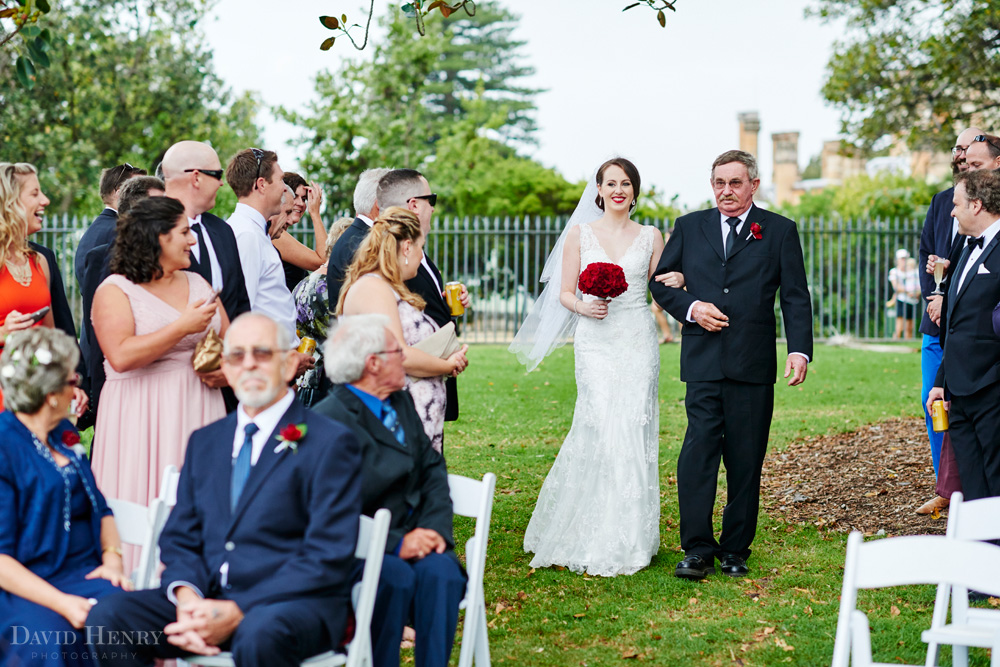 Wedding in Sydney Botanic Gardens