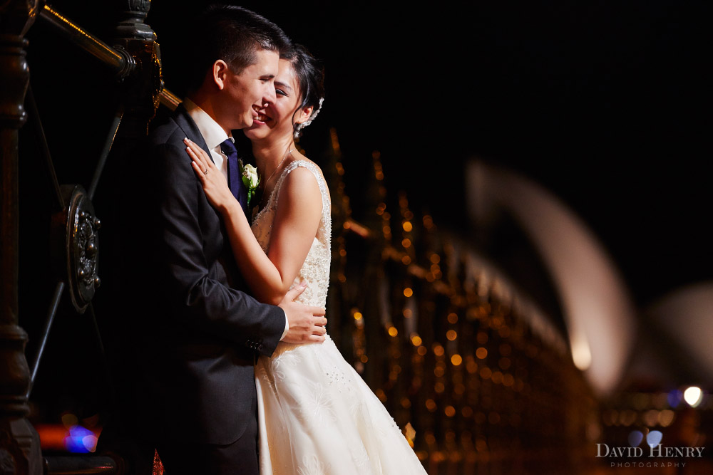 At night wedding photography Sydney