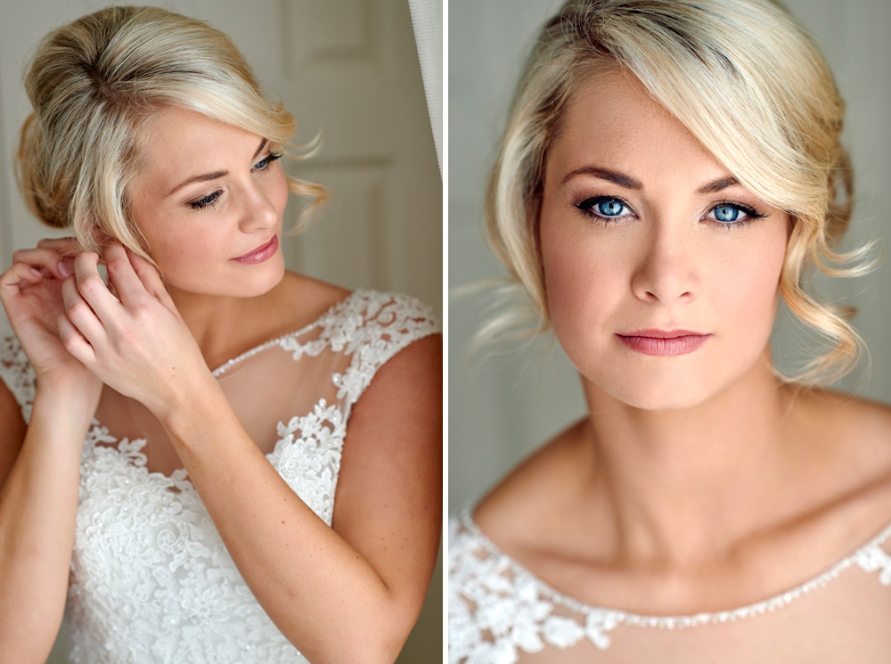 Gorgeous bride Alannah getting ready for Hunter Valley wedding