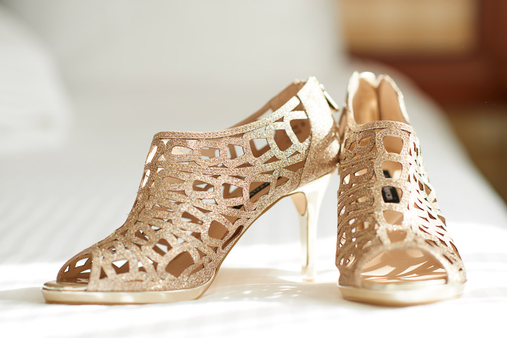 Gorgeous wedding shoes for bride