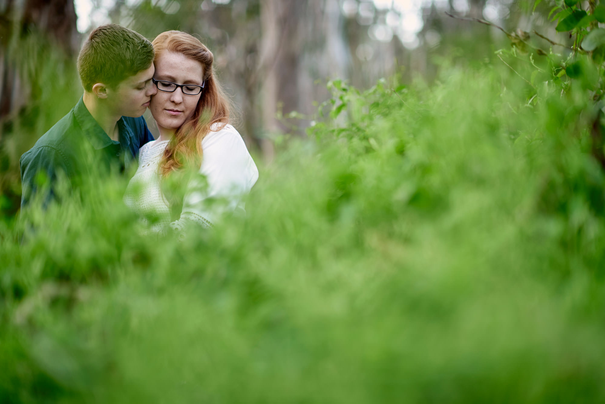 Brandon and Nikita's Engagement session at Nurragingy Reserve