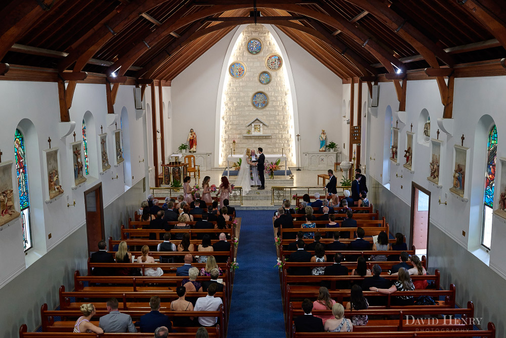Our Lady Star of the Sea wedding ceremony