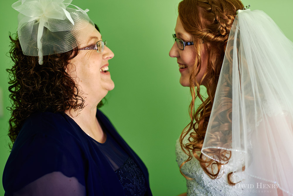 Bride with her Mum