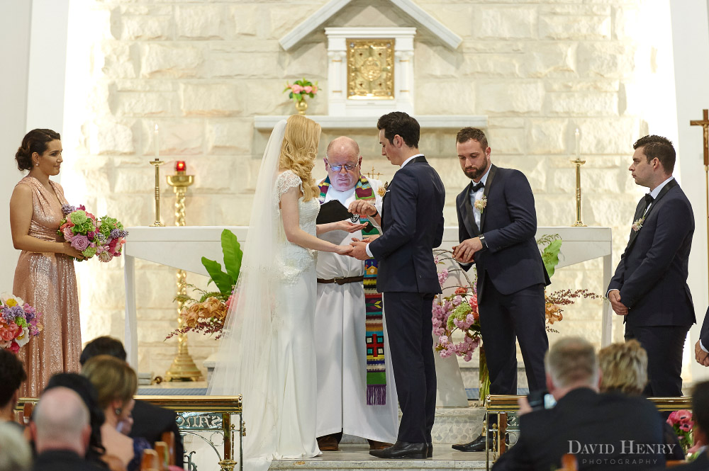 Wedding ceremony at Our Lady Star of the Sea