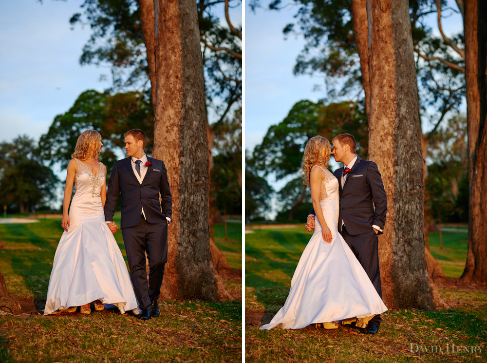 Bride and Groom at Pymble Golf Club