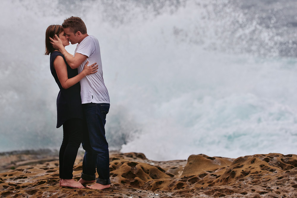 Love with the big waves