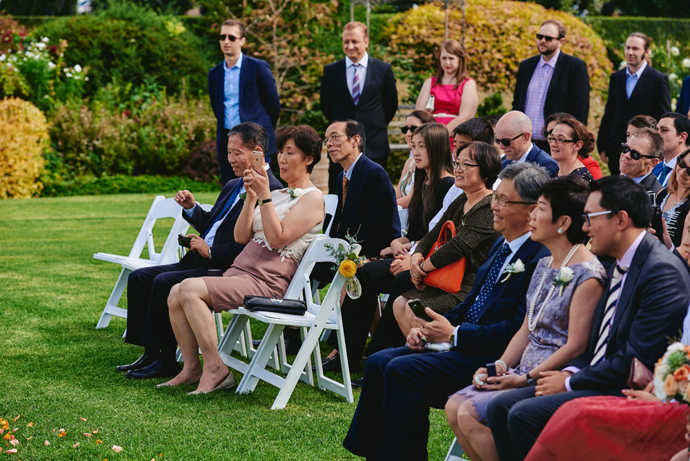 Guests during wedding ceremony at Peppers Craigieburn