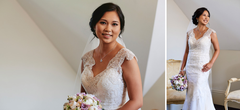 Beautiful bride ready to get married at Oatlands House