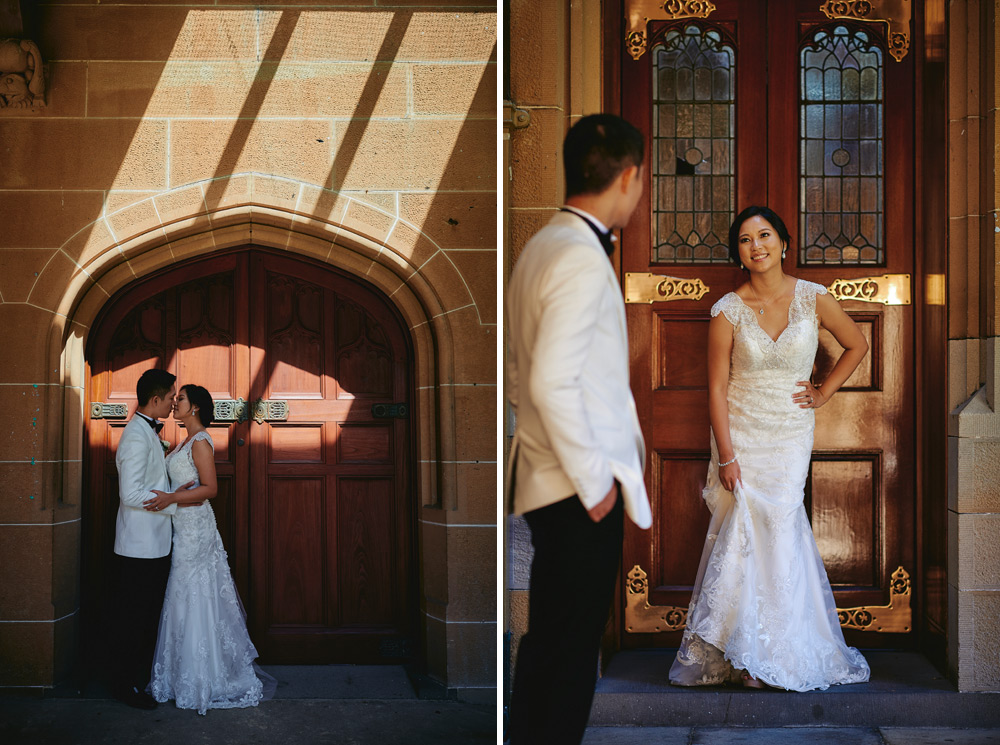 Bride and Groom at Sydney University