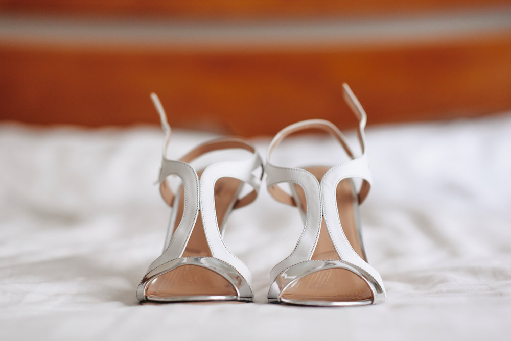 Brides wedding shoes