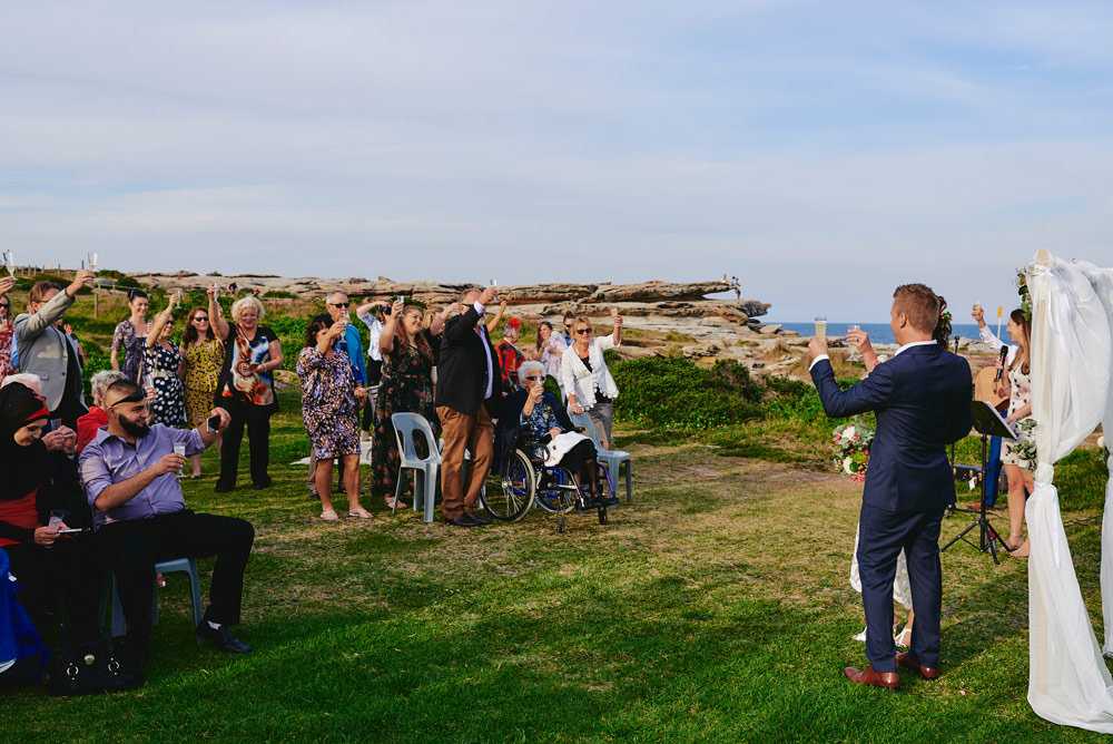 Wedding celebrations at Coogee