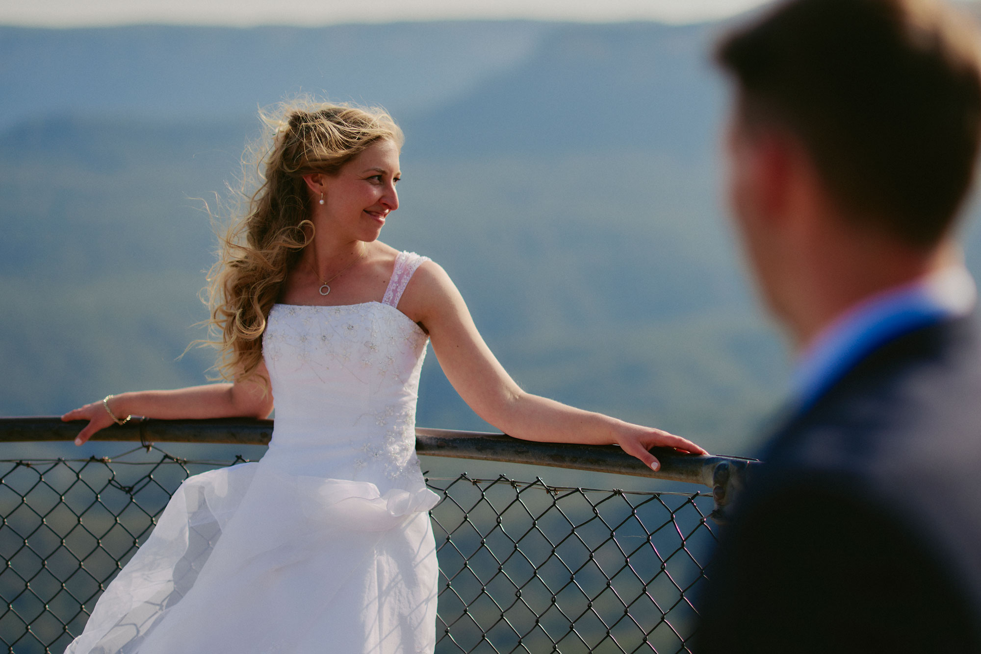 Wedding photography at Blue Mountains Lookout