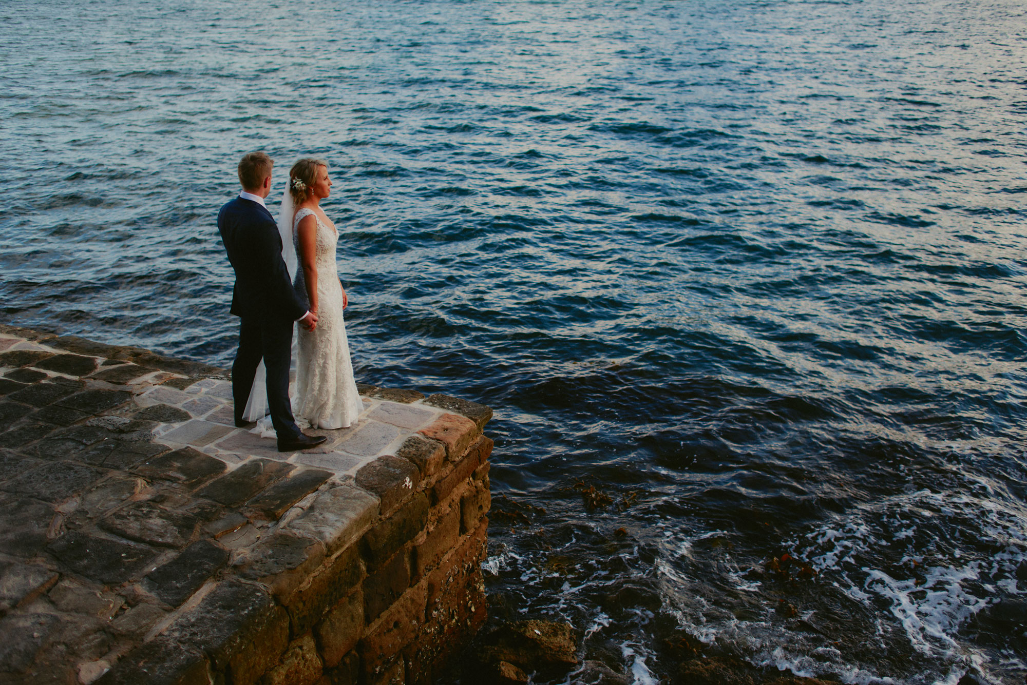 Sunset wedding photography Sydney Harbour