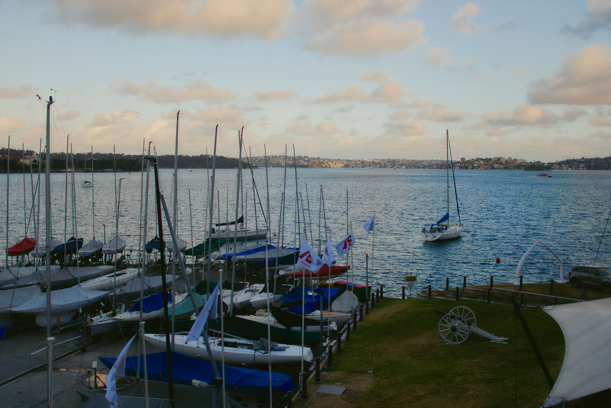 view from Kirribilli Yacht squadron