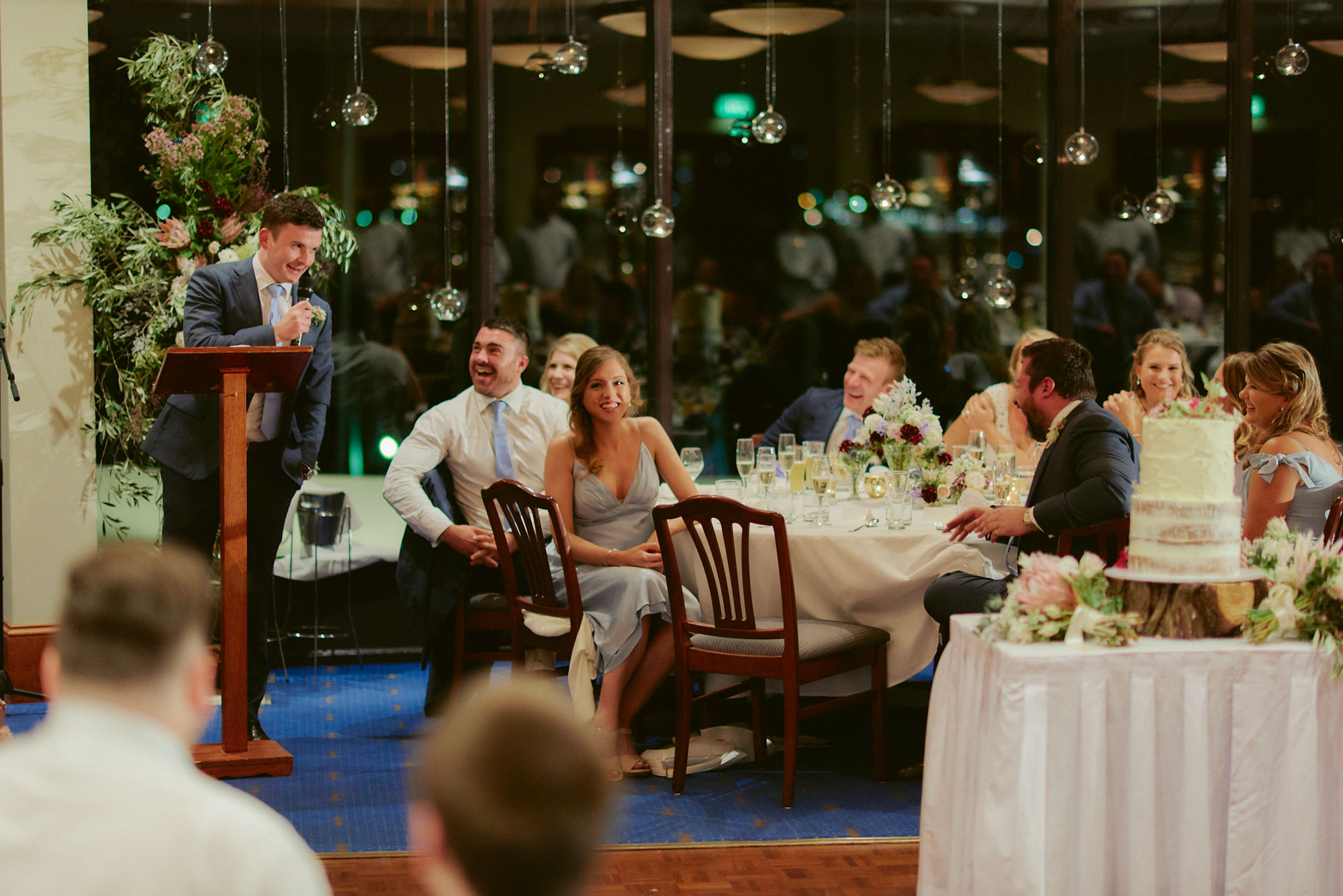 Wedding speeches Royal Sydney Yacht Squadron