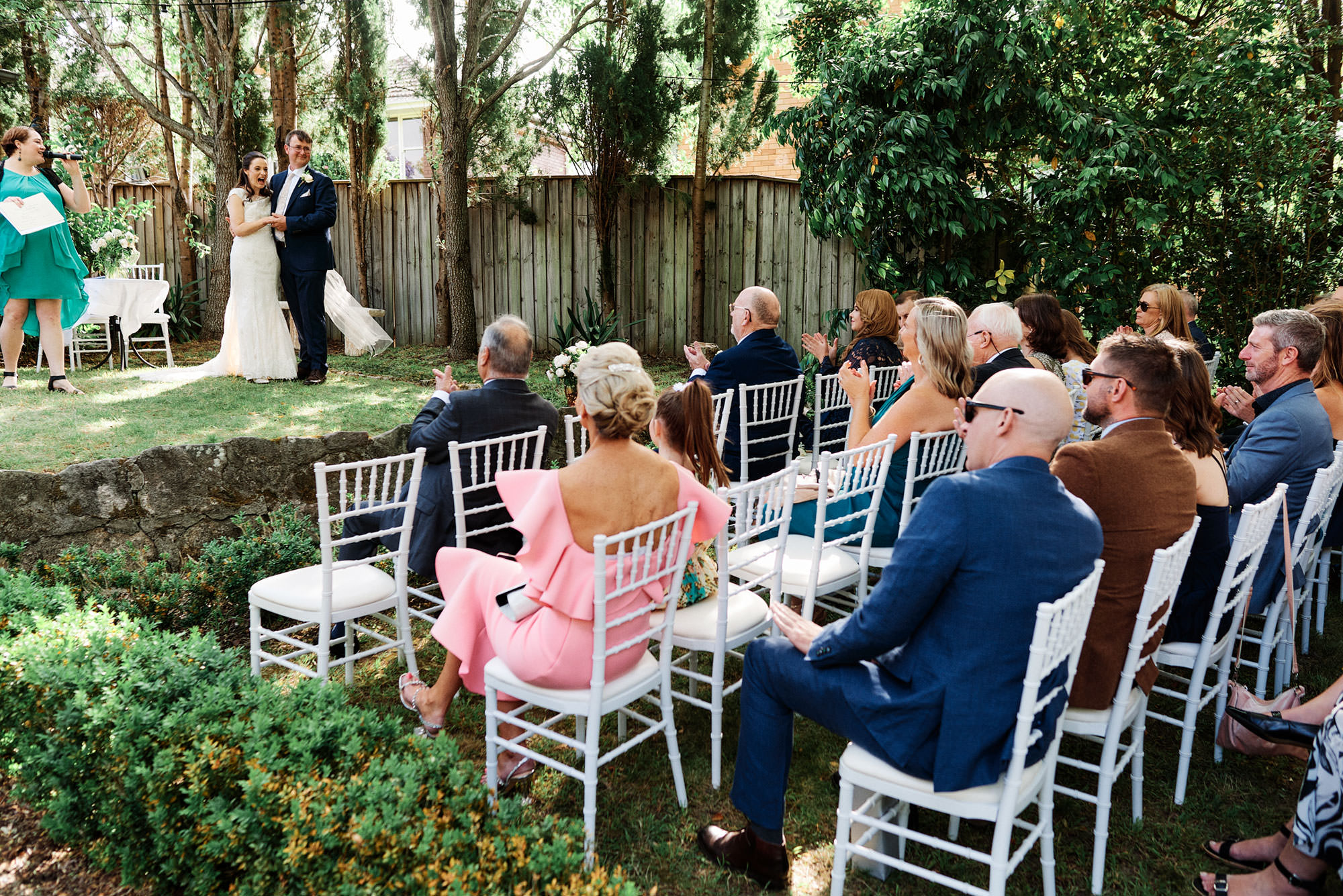 Wedding at home in Wahroonga