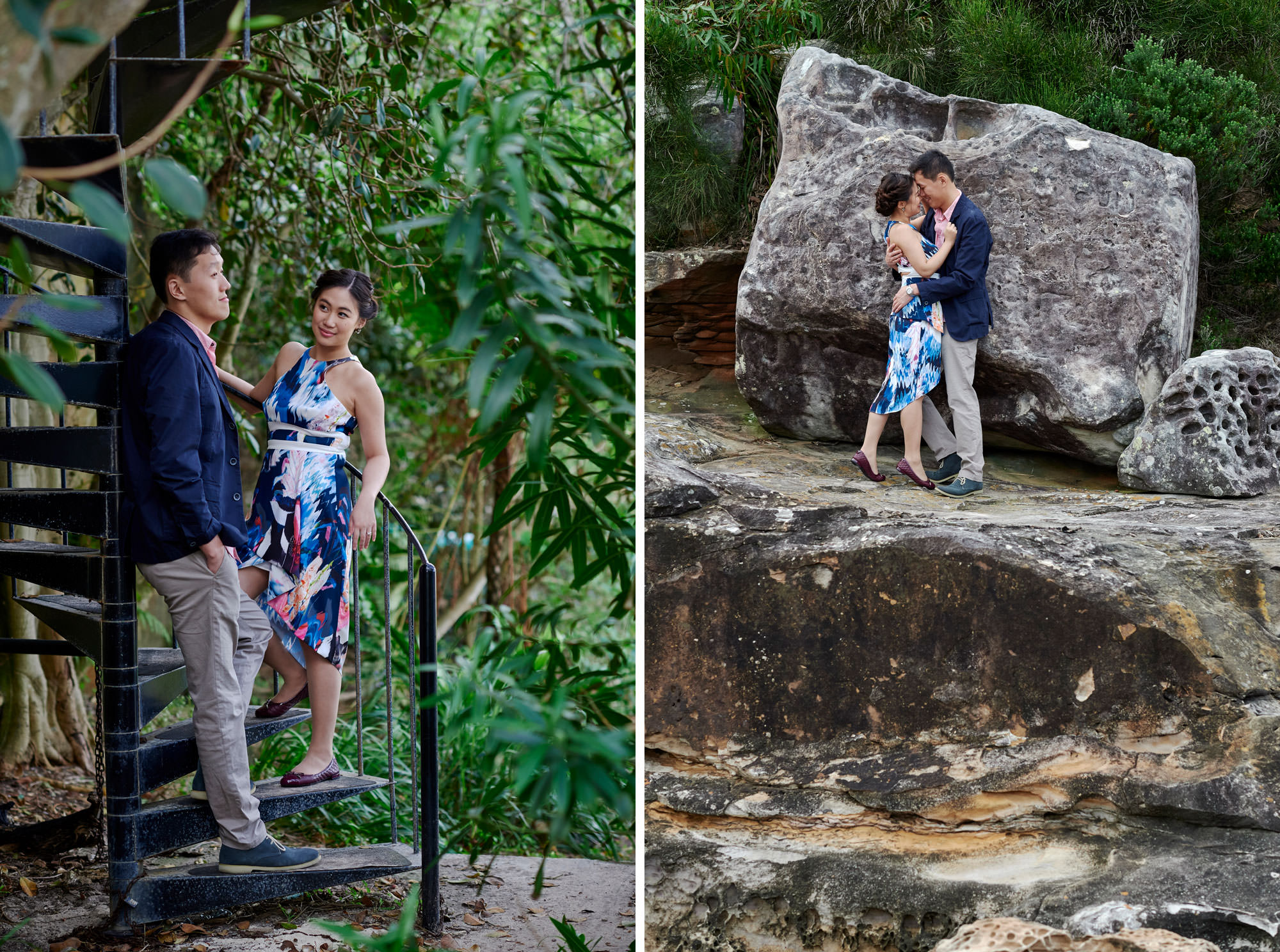 Balmoral Beach Sydney engagement session of Johny and Nicky