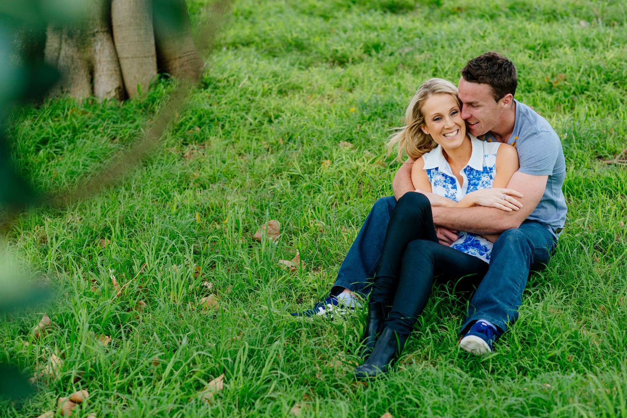 Centennial Park Engagement photos with James Maloney and Jessica Anderson