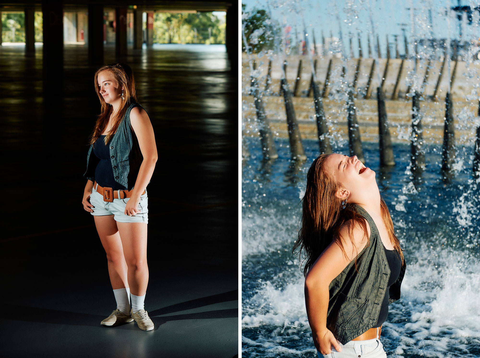 Katie shows some life and attitude during Homebush portrait session