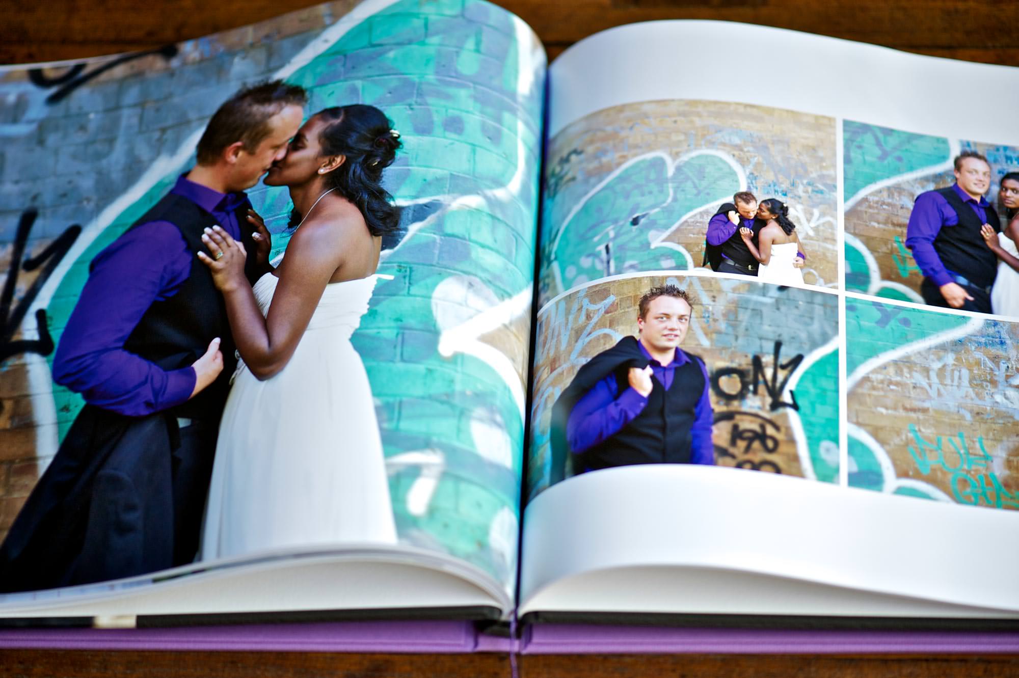 Page of Queensberry PressBook of Adam and Emma's Wedding