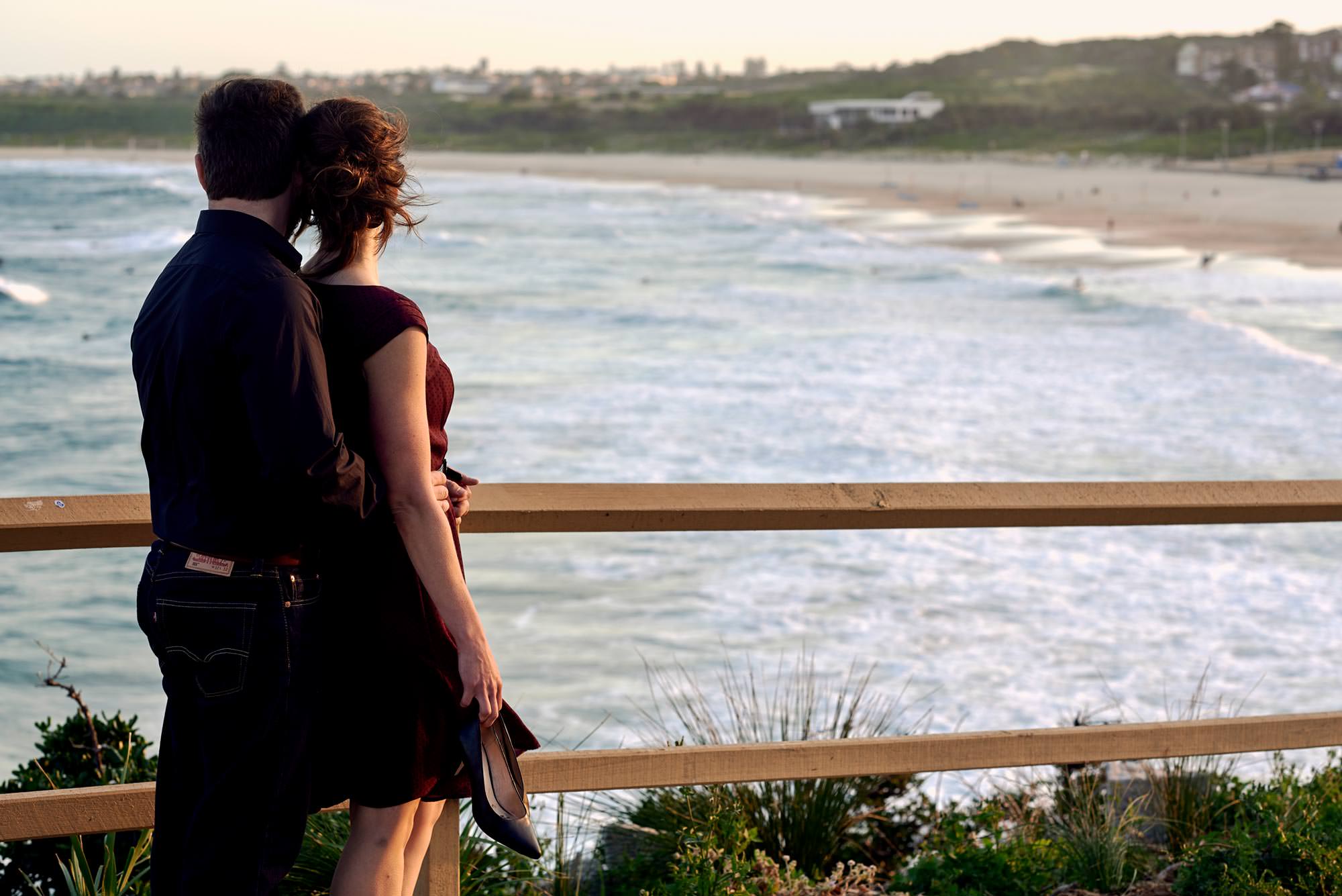 Looking out over Maroubra Beach