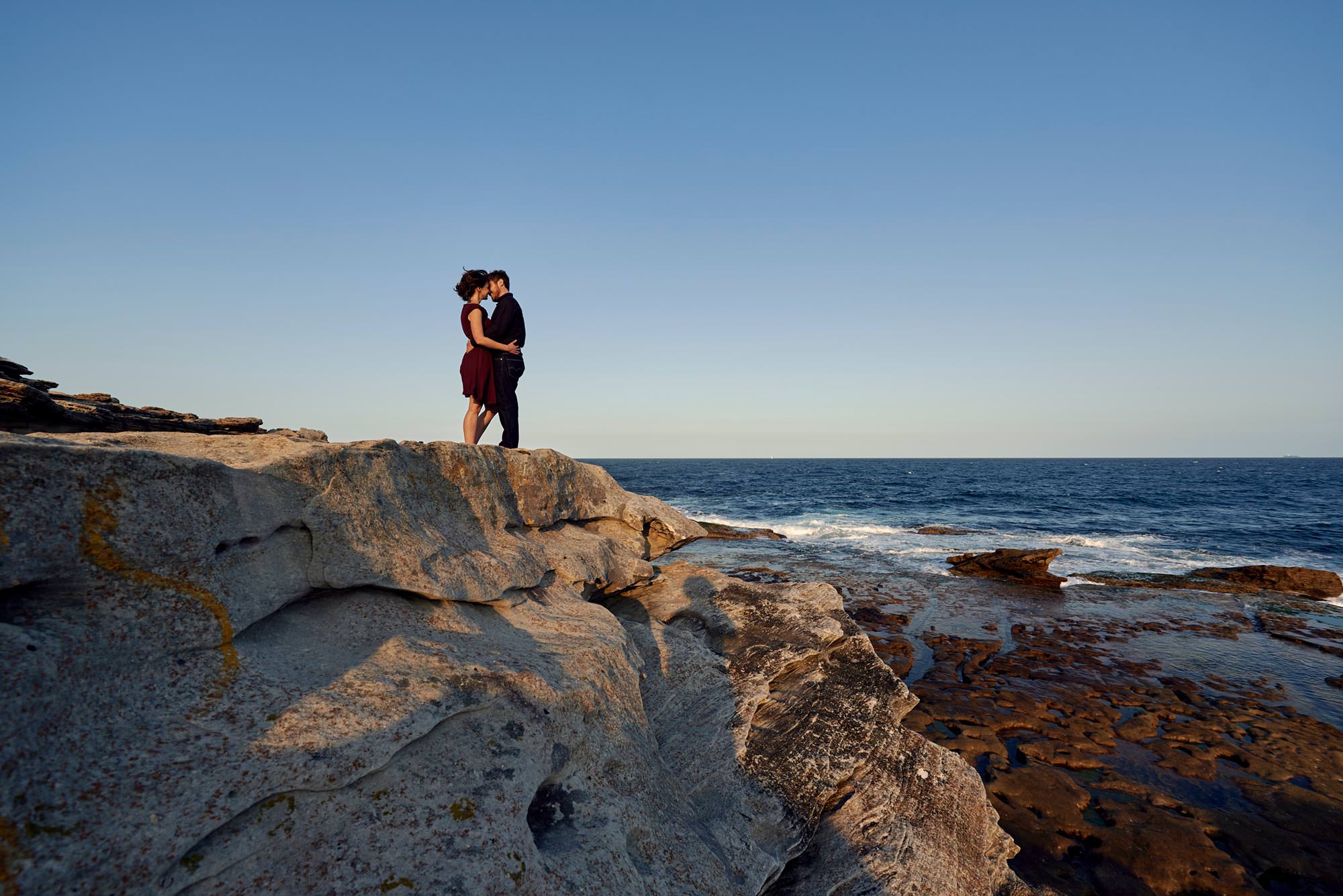 Daniel and Lonneke's Engagement photos at Maroubra Beach