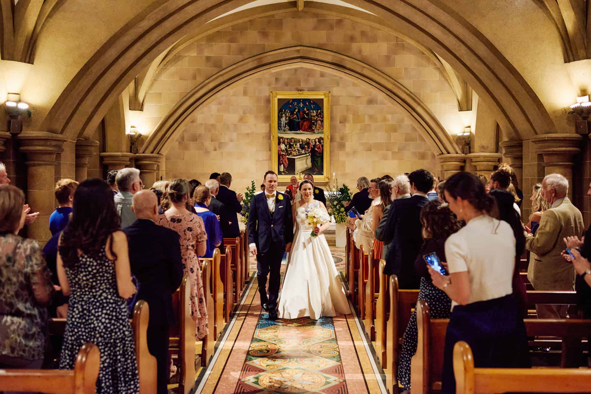 Married in St Mary's Cathedral Crypt