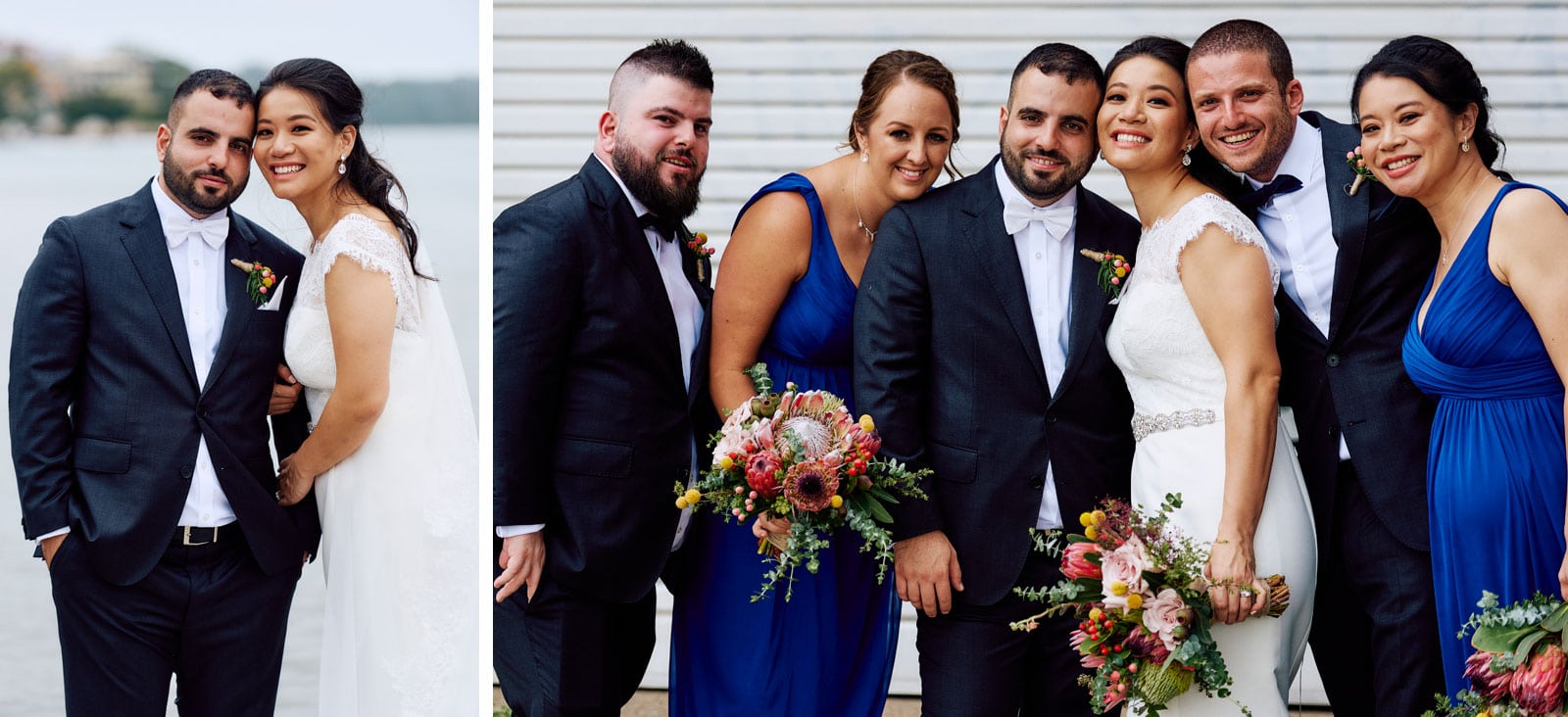 Wedding party photos for Christie and Sharbel at The Kyle Bay on Georges River